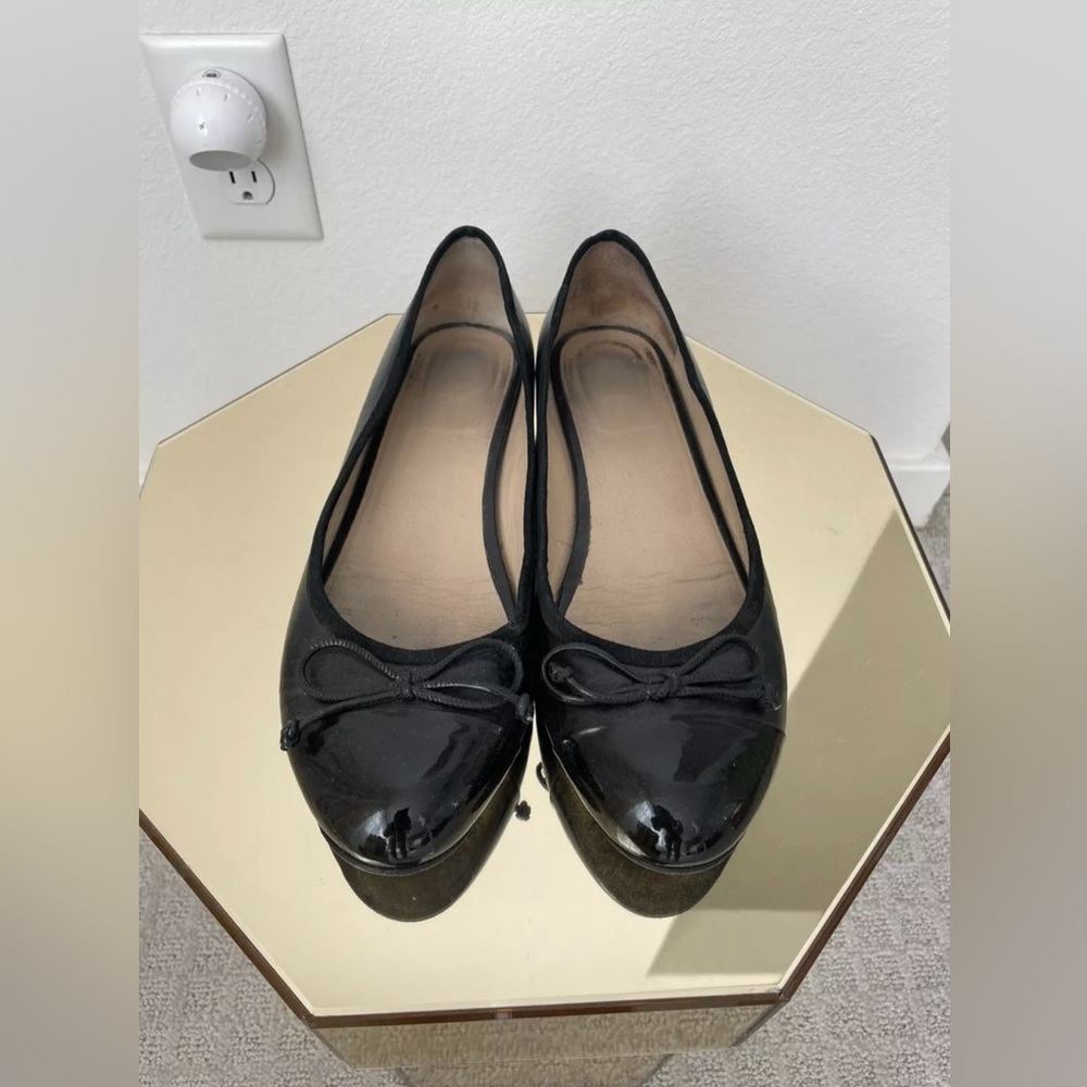 Stefano Ricci Black Leather Shoes, Flats, Size 40 IT